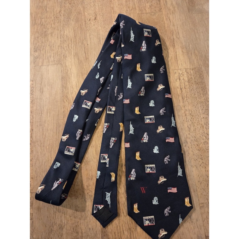 Nicole Miller republican silk tie
